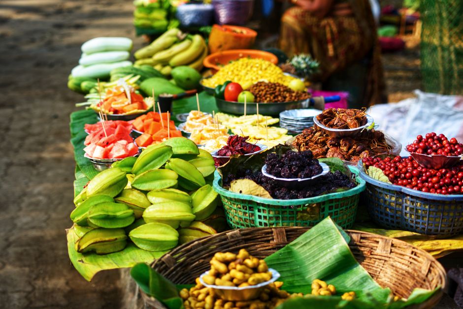 healthy colorful vegetables and fruits