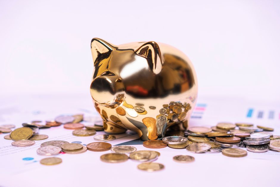 korean retirement savings piggy bank coins