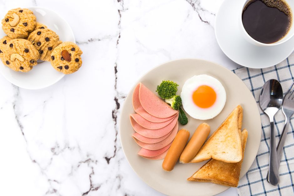 healthy high protein meal plate