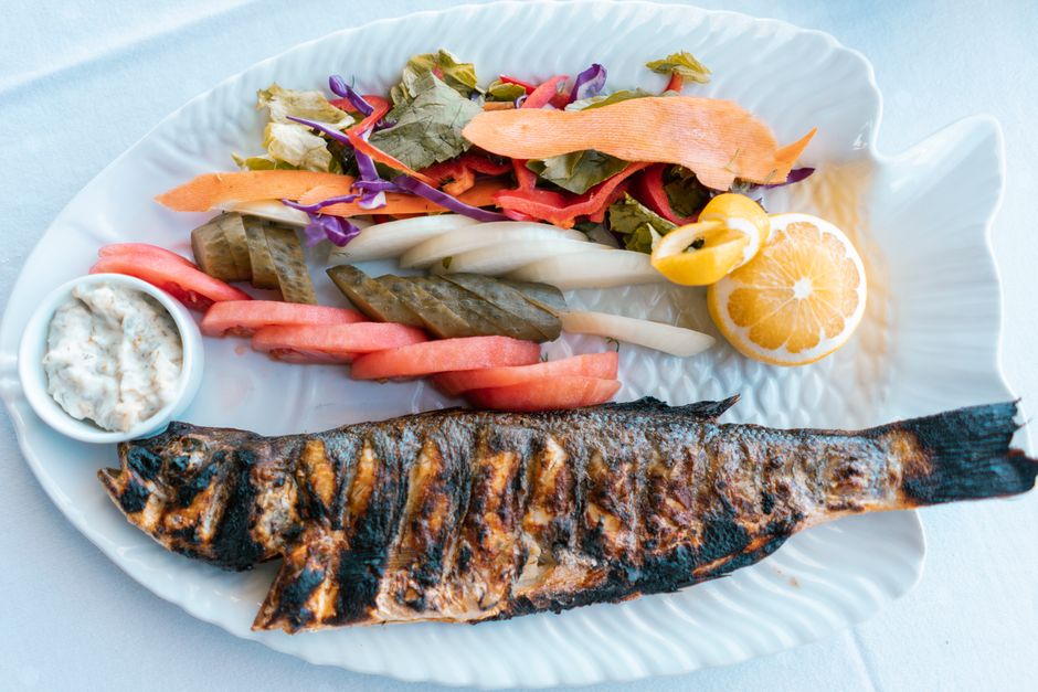 healthy mediterranean diet vegetables fish