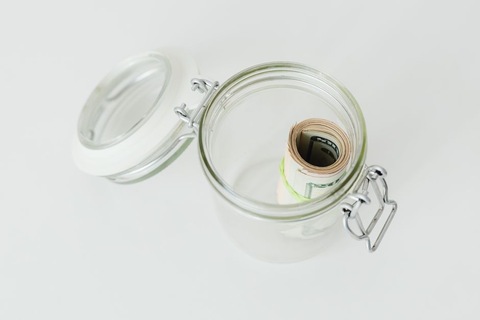 retirement savings money jar
