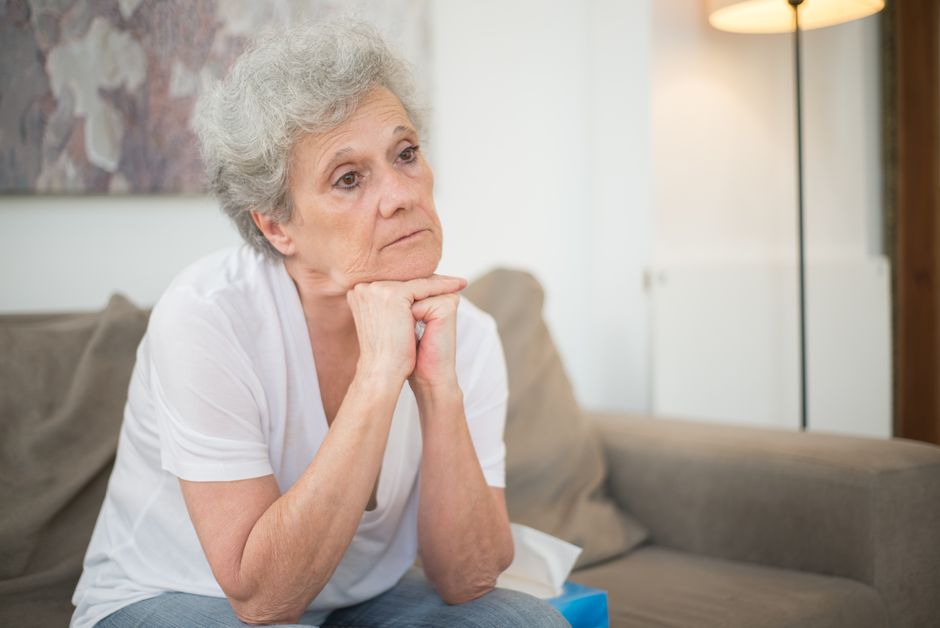 elderly woman living alone at home korea