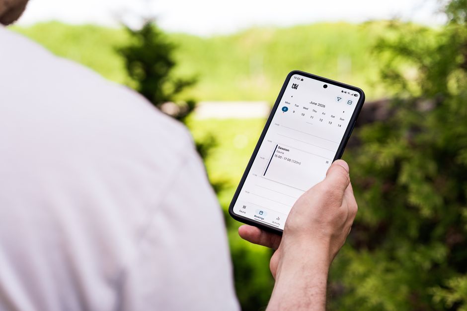 mobile phone hospital appointment app screen