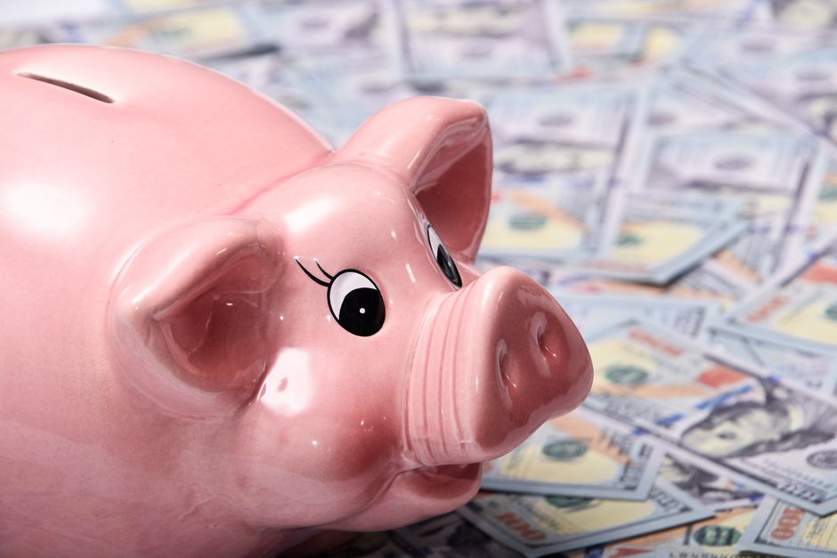 bank deposit savings account concept