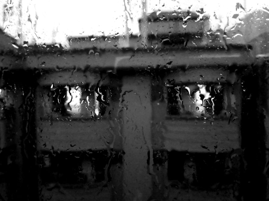 rainy weather window Korea