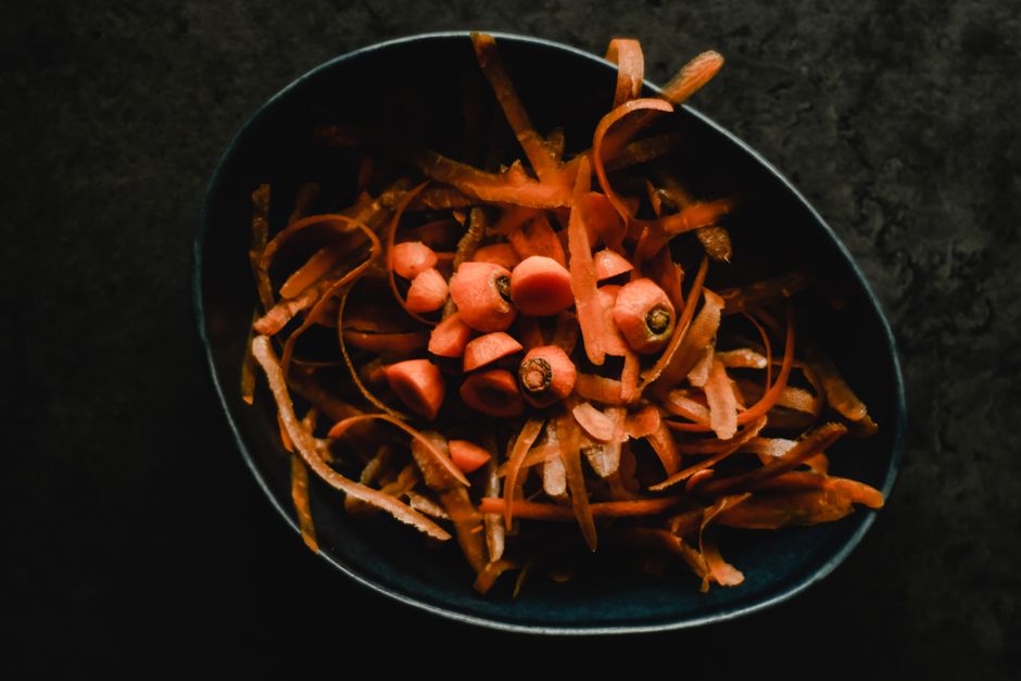 vegetable peels food scraps