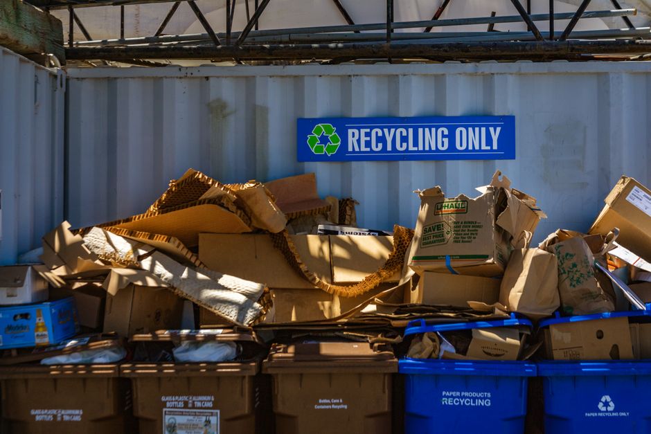 recycling collection center supplies