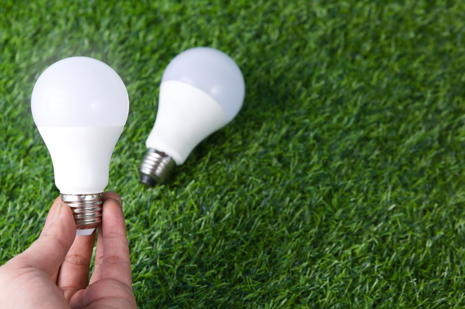 energy efficient LED light bulb home