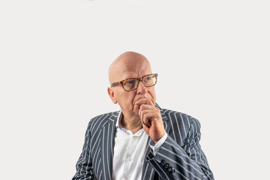 senior person thinking decision