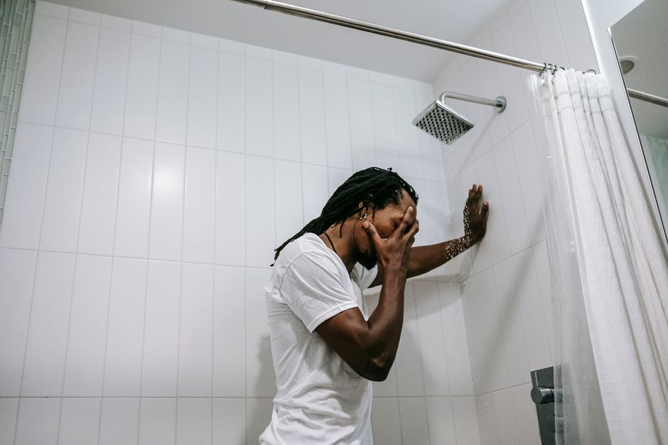 cold shower bathroom