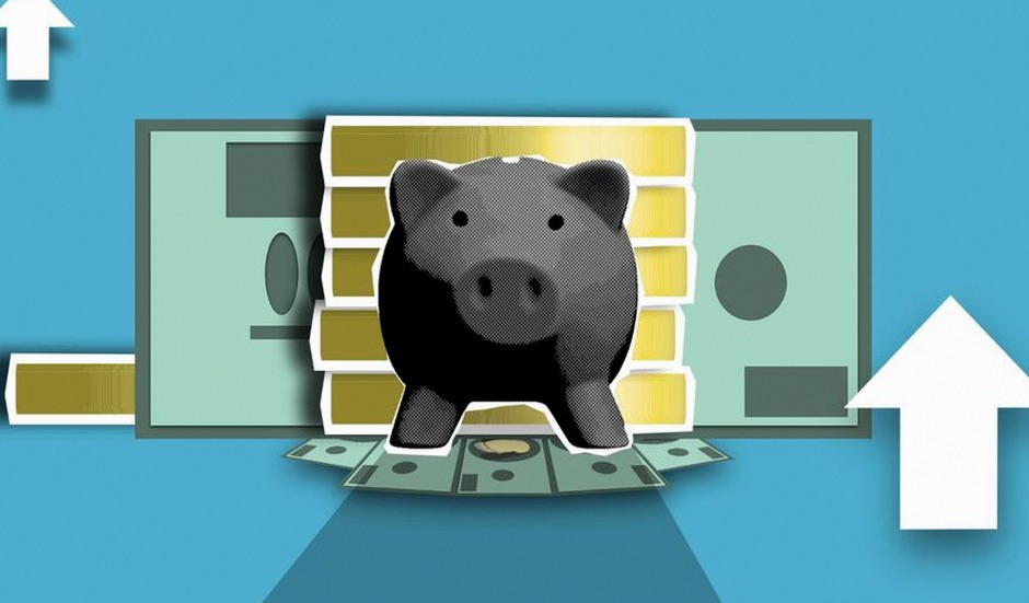 piggy bank savings growth