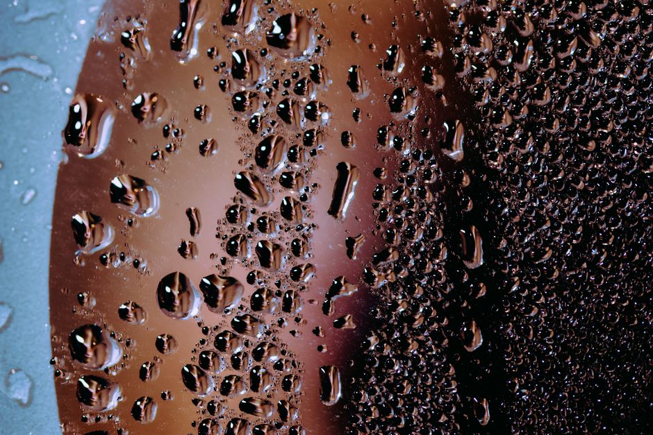 high humidity water droplets
