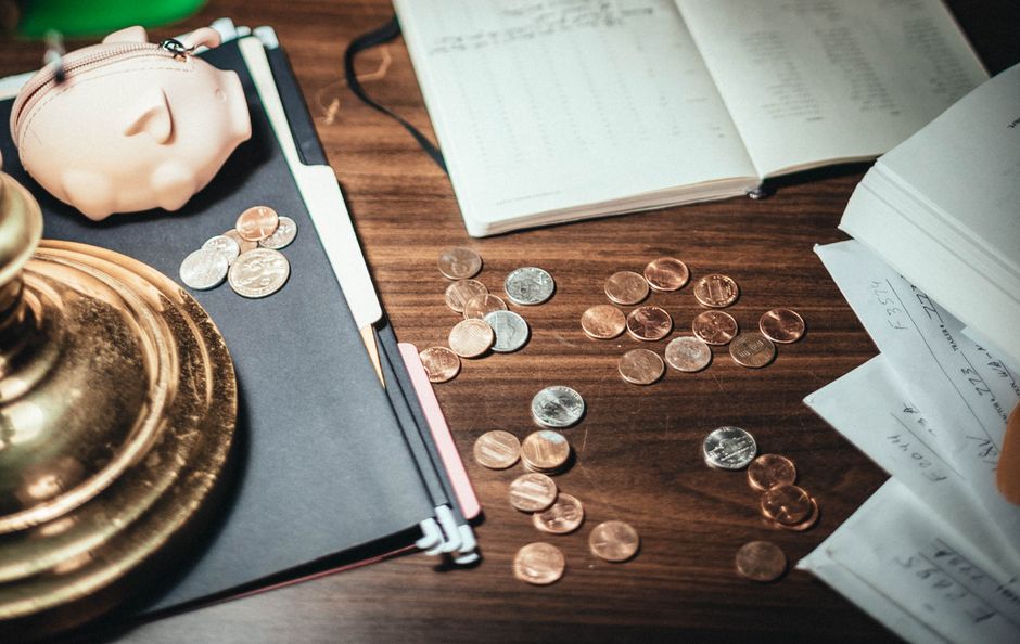 money divided into separate savings accounts