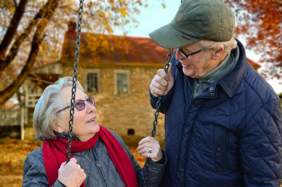 happy elderly couple retirement lifestyle together