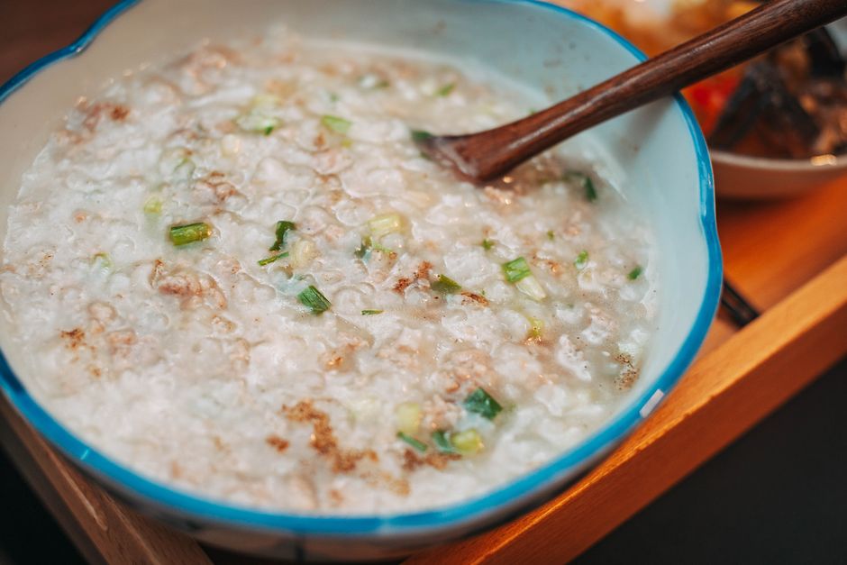 korean rice porridge soft food bowl