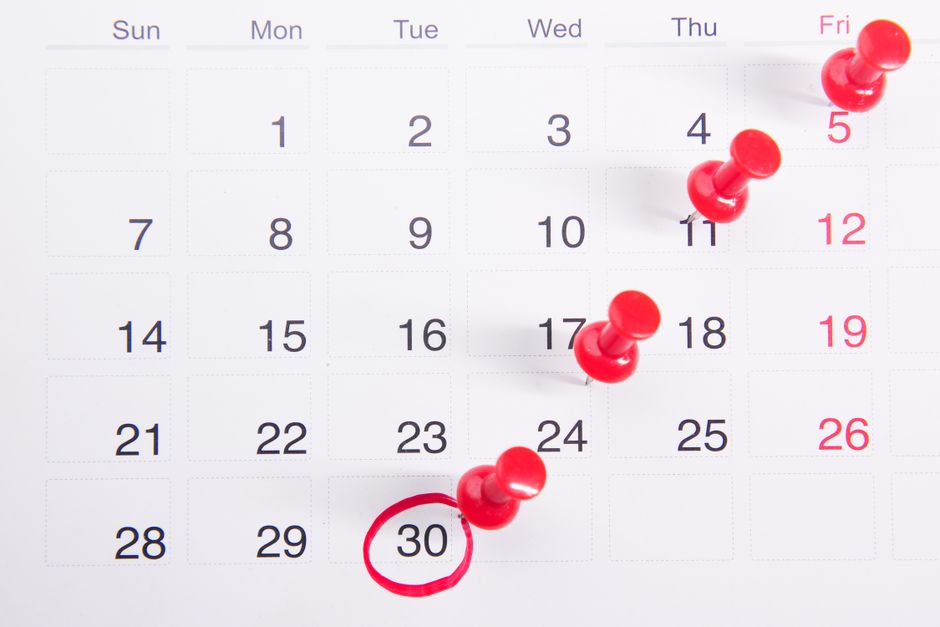 60 days calendar deadline reminder