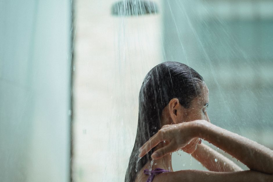 lukewarm shower bathroom summer