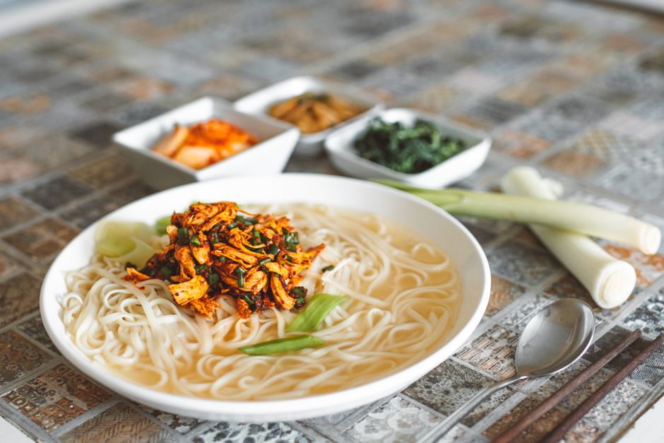 korean samgyetang chicken soup summer