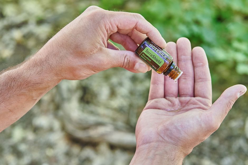 insect repellent spray application