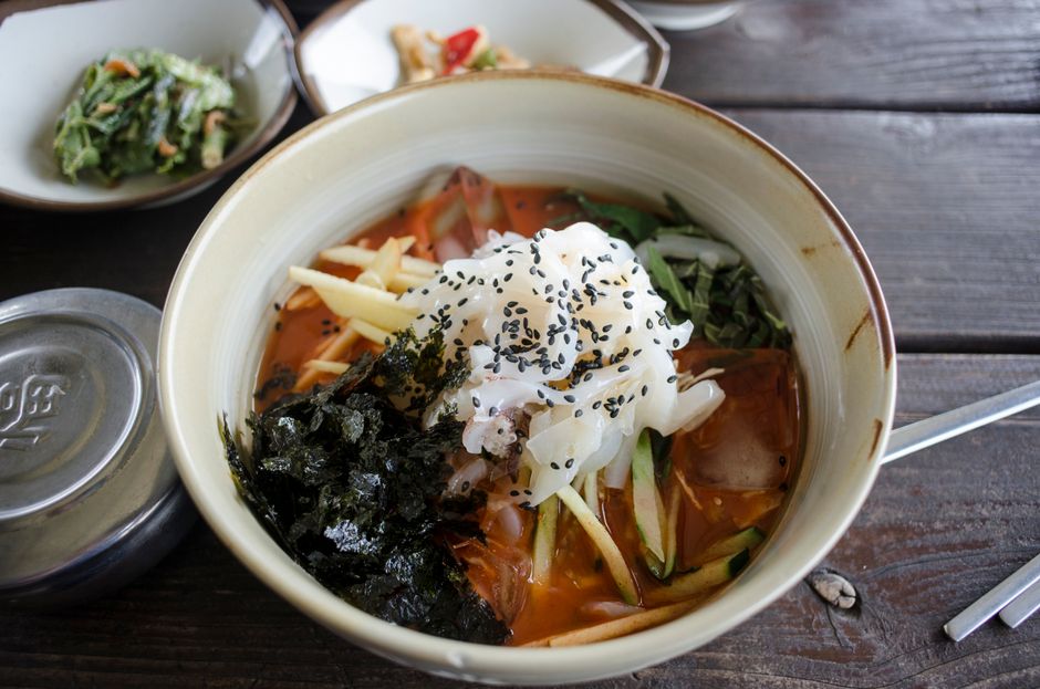 healthy korean summer food ingredients