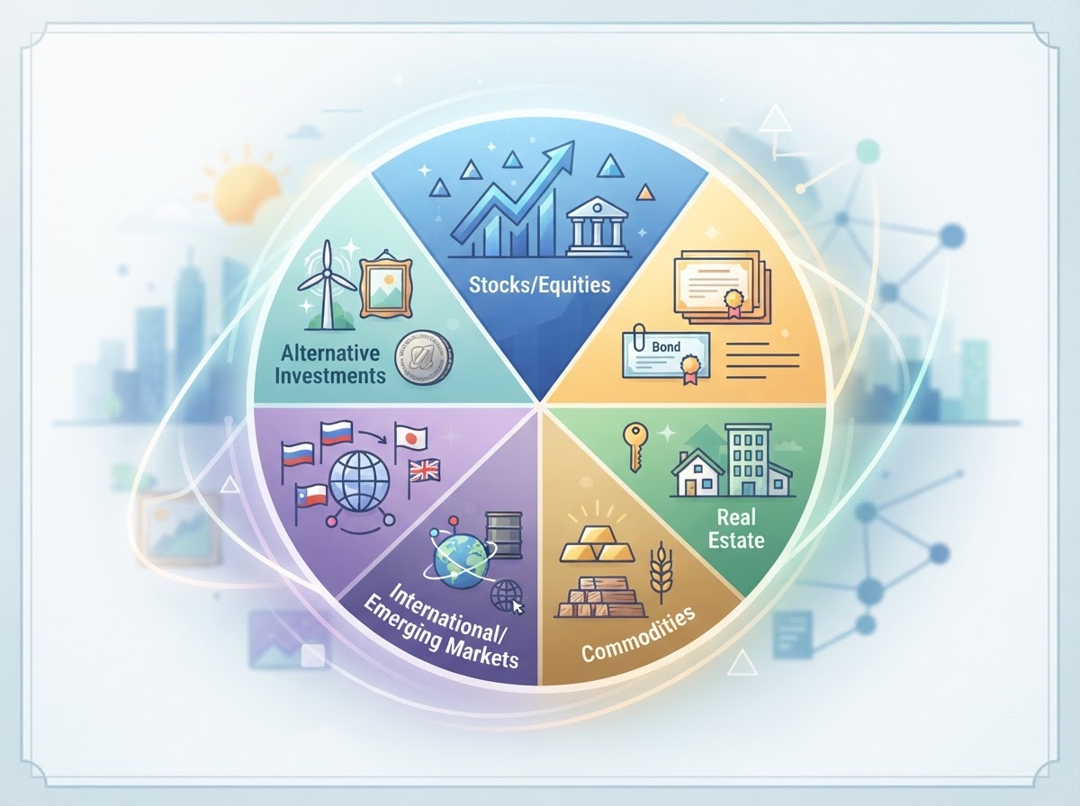diversified investment portfolio concept