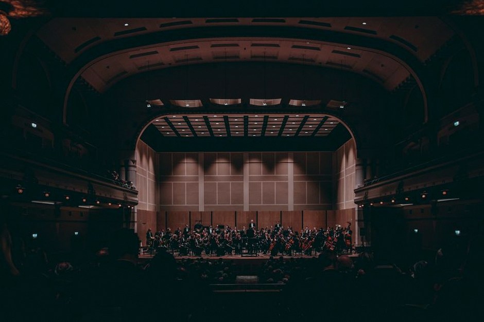 classical concert hall orchestra performance