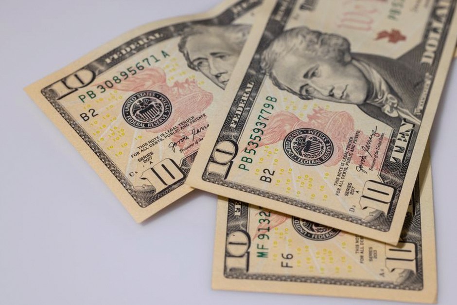 US dollar currency notes