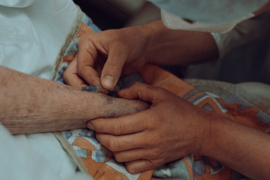 elderly patient nursing hospital bed Korea