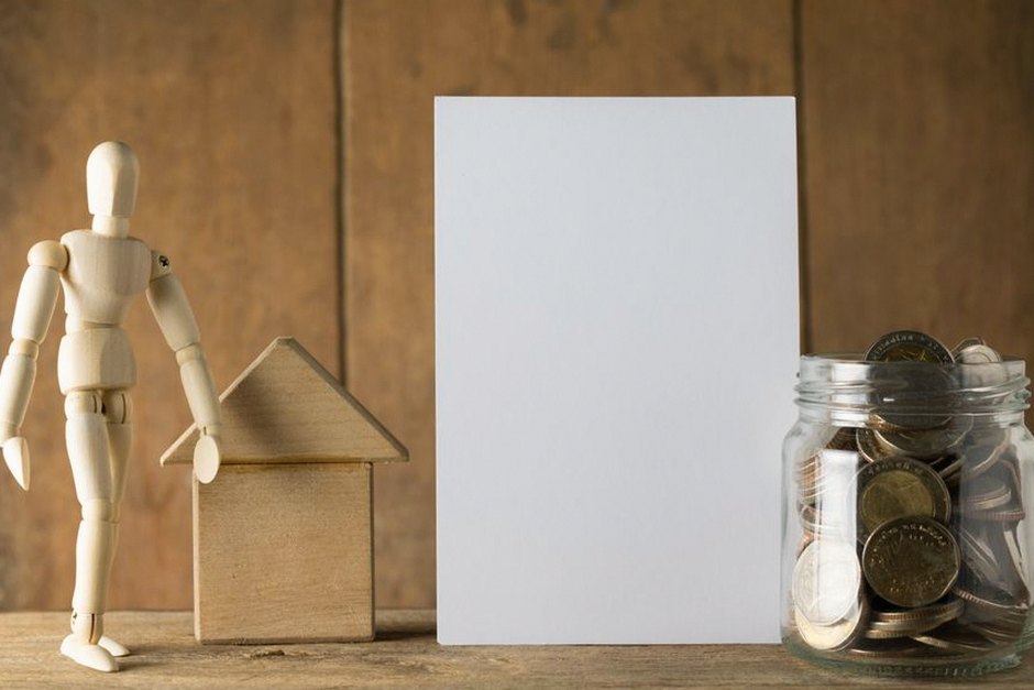 peaceful home financial planning scene