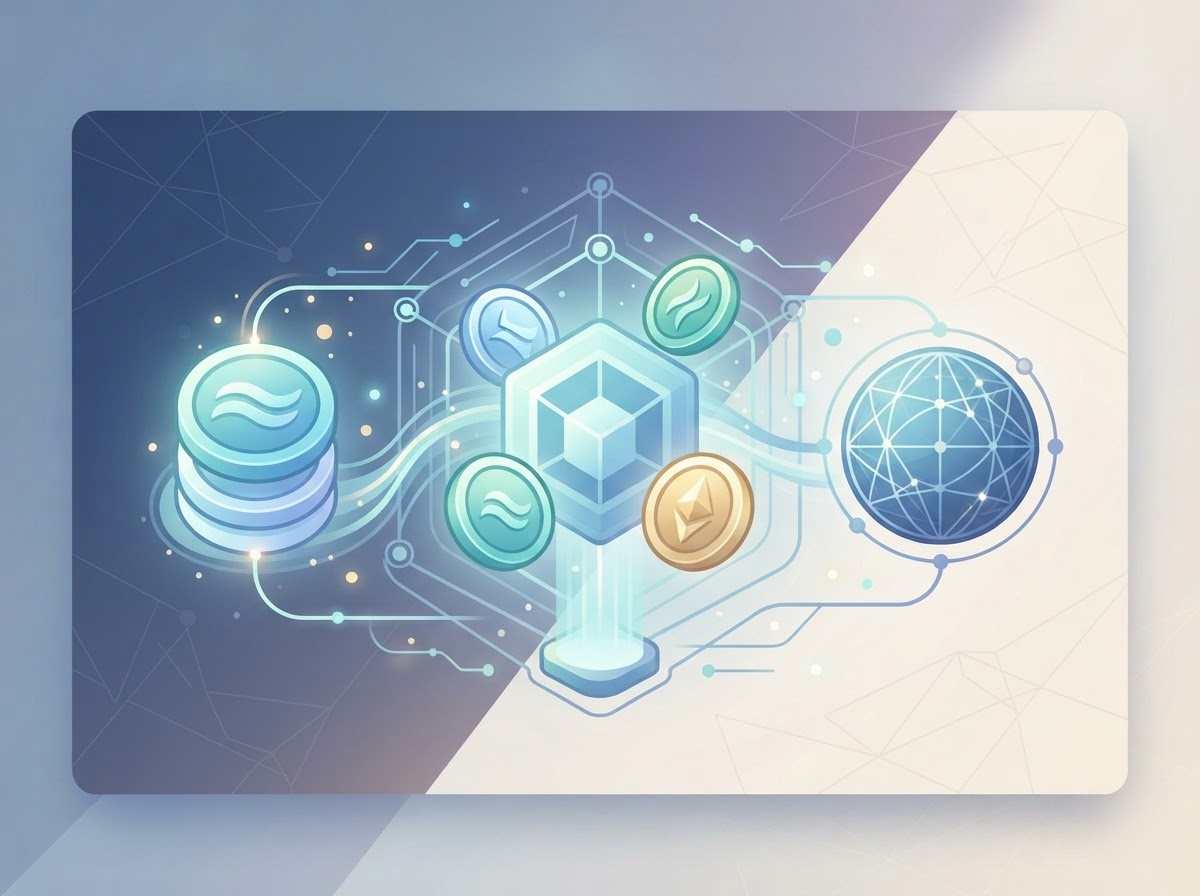 digital currency stablecoin concept