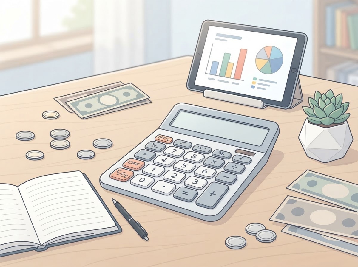 financial planning desk calculator