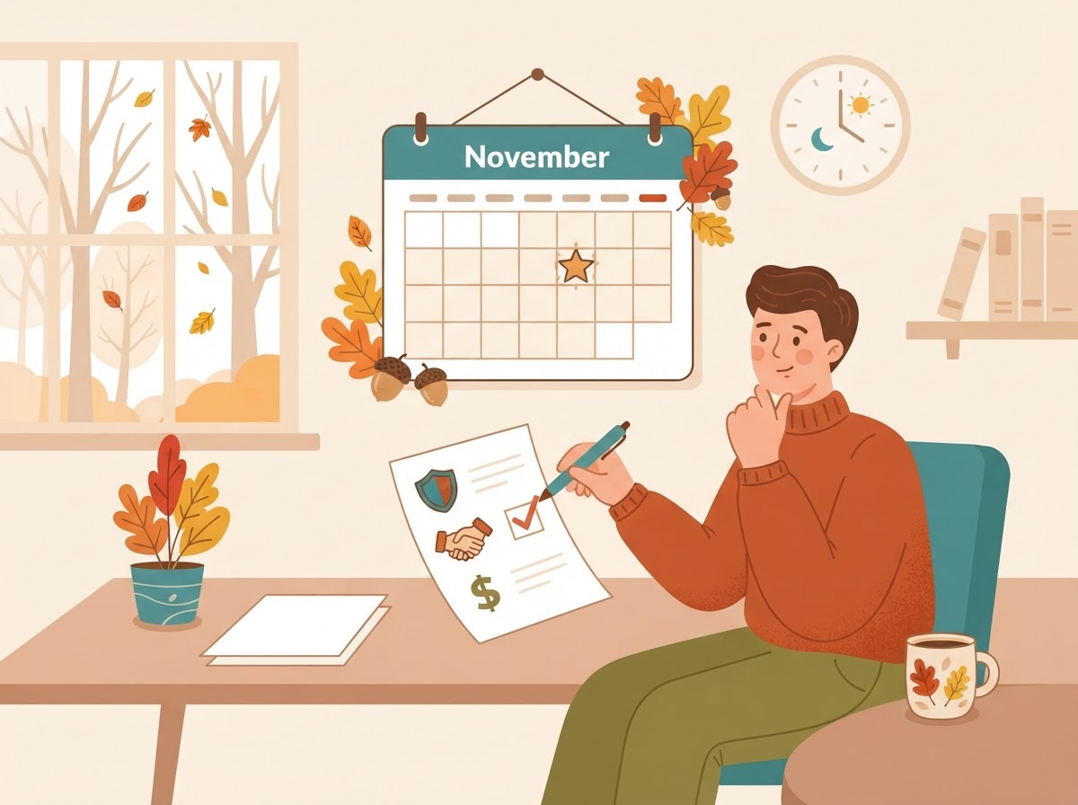 calendar November insurance change