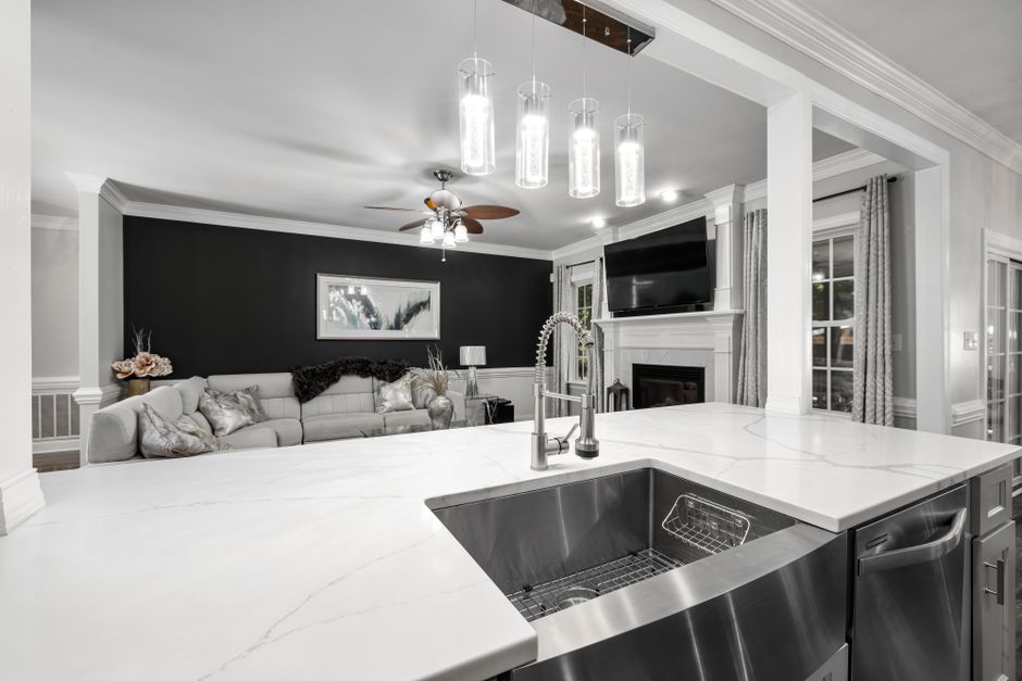 modern kitchen island renovation