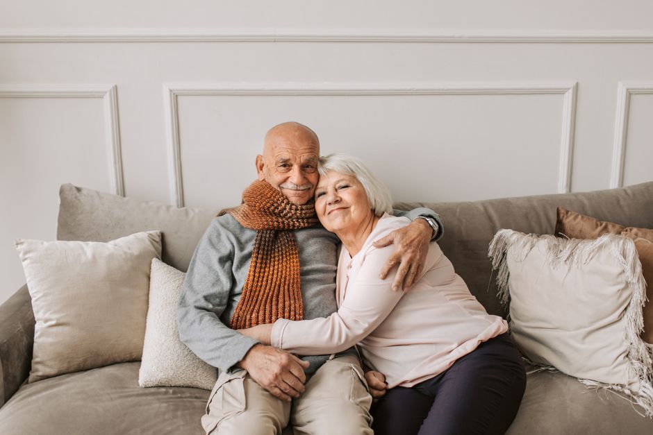warm senior family home interior