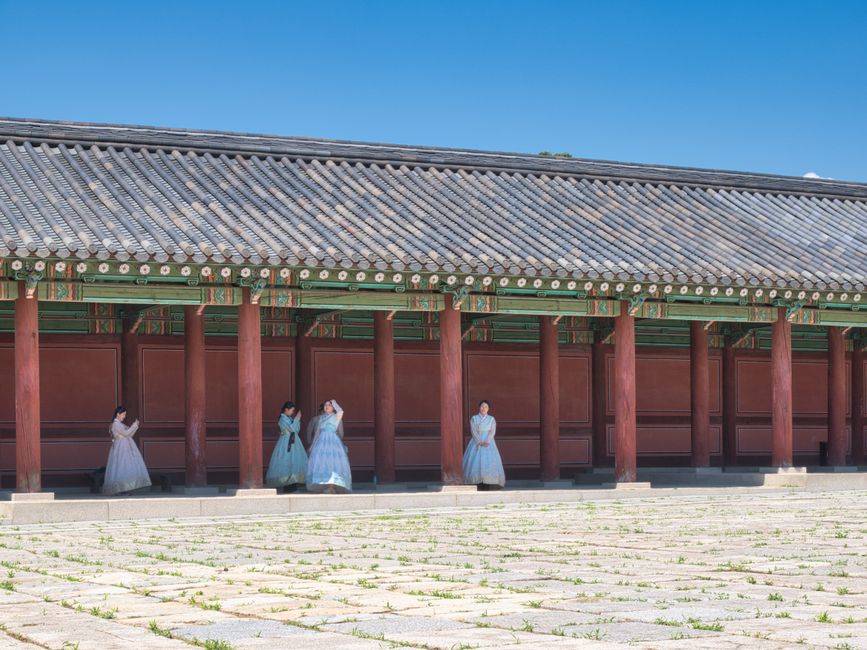gyeongbokgung palace seoul elderly