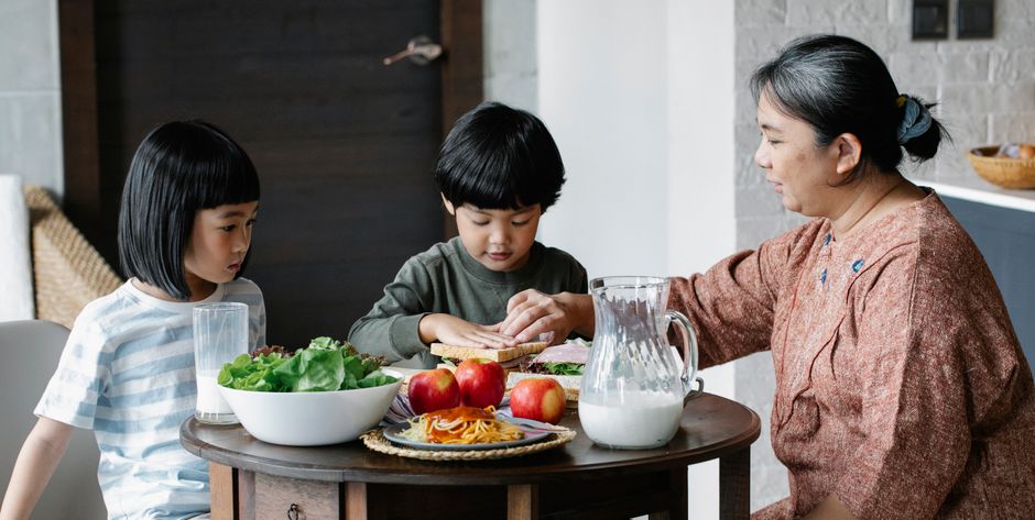 healthy breakfast for seniors table