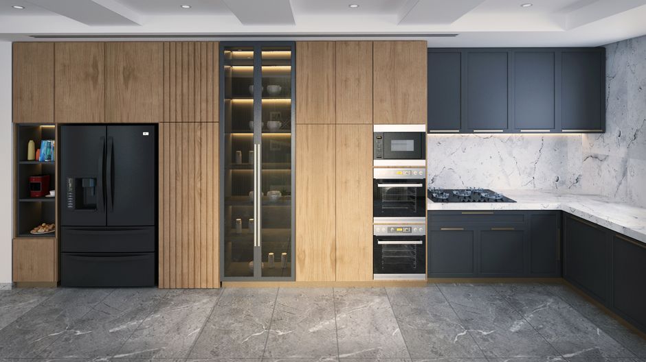 refrigerator shelves food storage layout