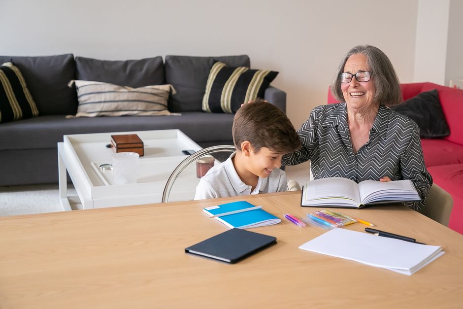 family interview grandparents notebook