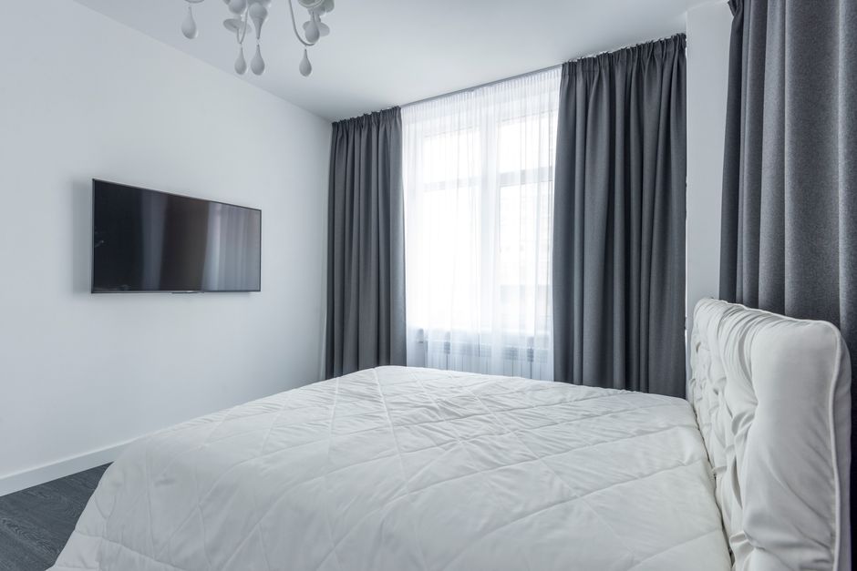 bedroom window curtains noise blocking