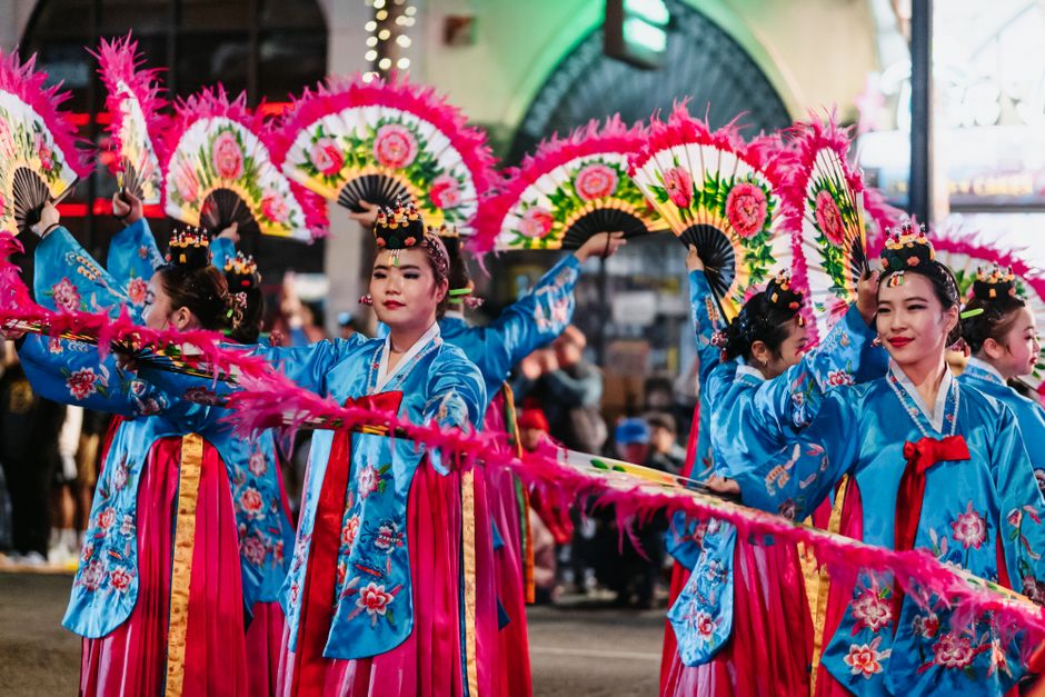 korean traditional festival performance