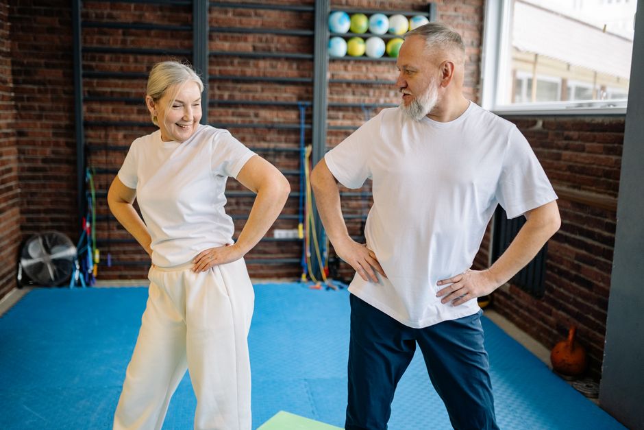 healthy lifestyle exercise senior