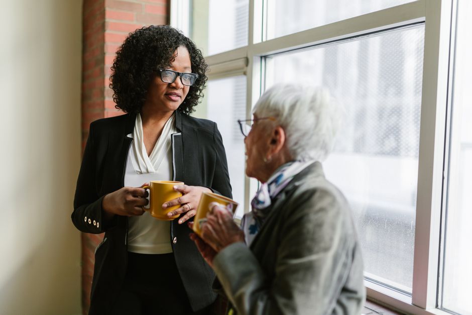 mentor mentee coffee conversation trust