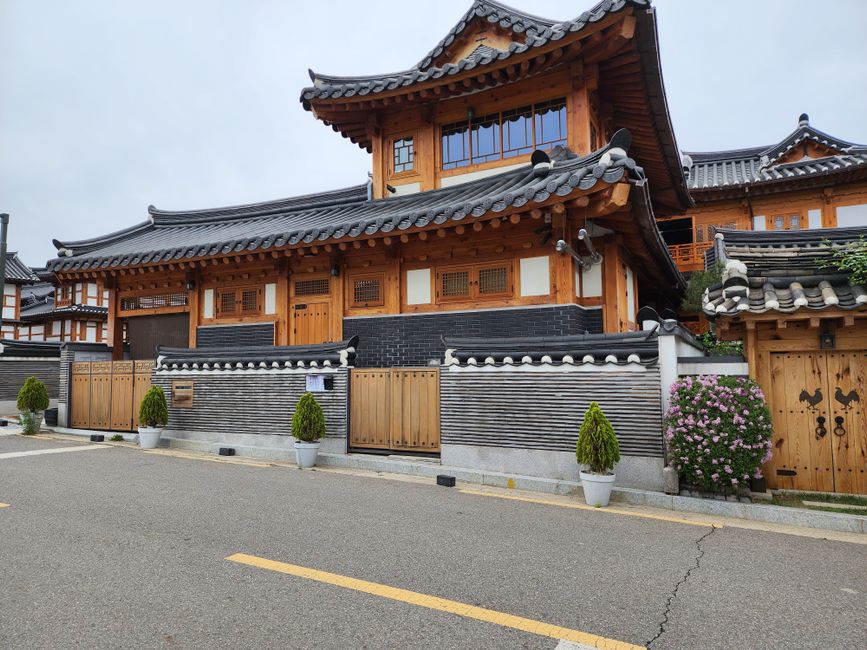korean traditional house exterior senior living