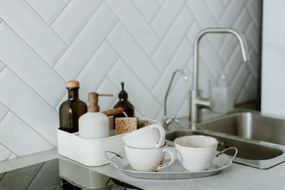 organized clean home interior