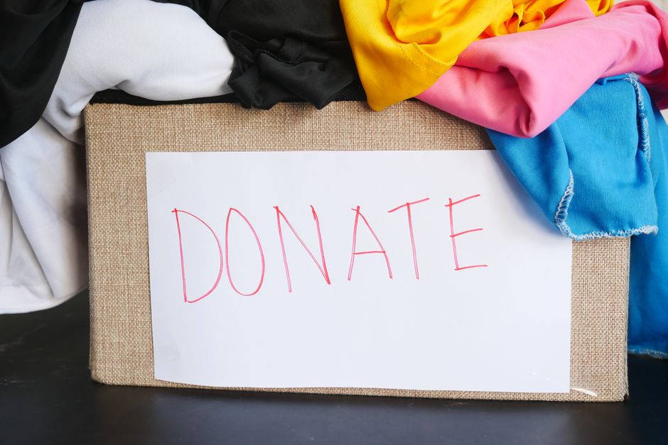 donation boxes clothes charity
