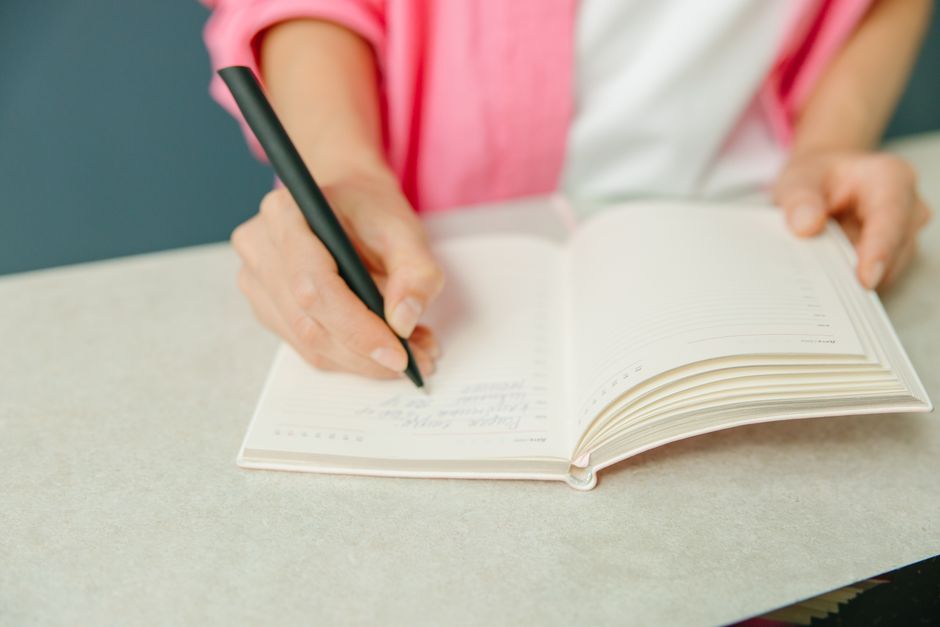 daily routine planner notebook healthy lifestyle